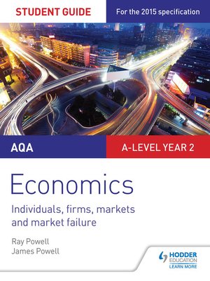 cover image of AQA A-level Economics Student Guide 3